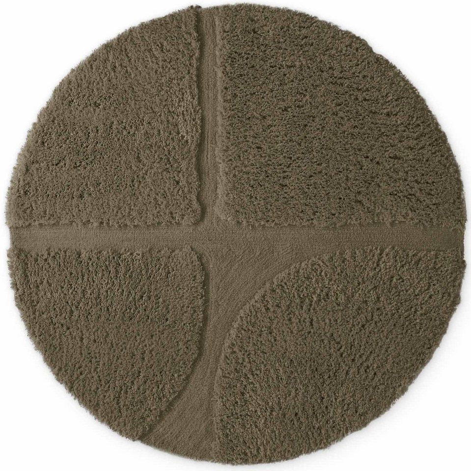 Ted Baker Hochflor-Teppich Jasper, auch in rund, rund, Höhe: 25 mm, Hoch-Tief-Struktur, Weich, Shaggy, Modern, Wohnzimmer, Schlafzimmer – Bild 2 von 5