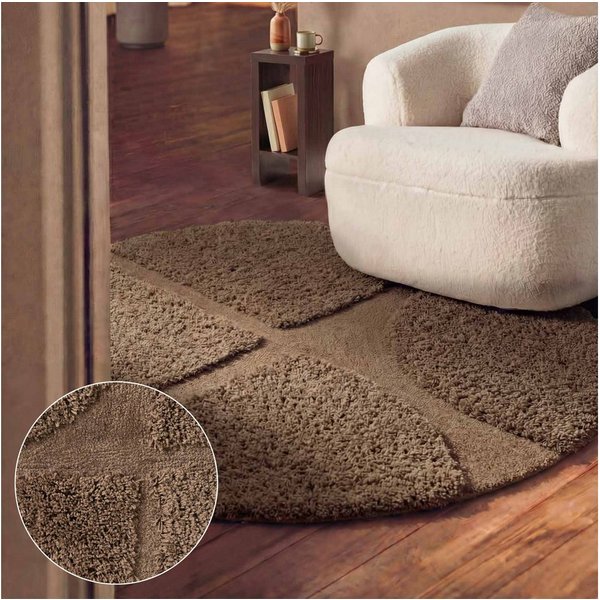Ted Baker Hochflor-Teppich Jasper, auch in rund, rund, Höhe: 25 mm, Hoch-Tief-Struktur, Weich, Shaggy, Modern, Wohnzimmer, Schlafzimmer