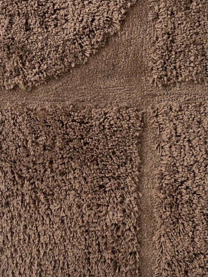 Ted Baker Hochflor-Teppich Jasper, auch in rund, rund, Höhe: 25 mm, Hoch-Tief-Struktur, Weich, Shaggy, Modern, Wohnzimmer, Schlafzimmer – Bild 5 von 5