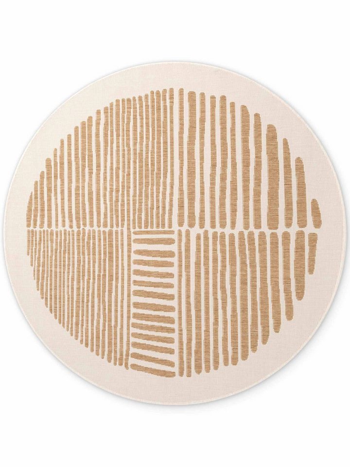 Ted Baker Teppich Bounds, Wendeteppich, rund, Höhe: 8 mm, Designteppich, Wetterfest, Pflegeleicht, Modern, Wohnzimmer, Terrasse – Bild 2 von 5