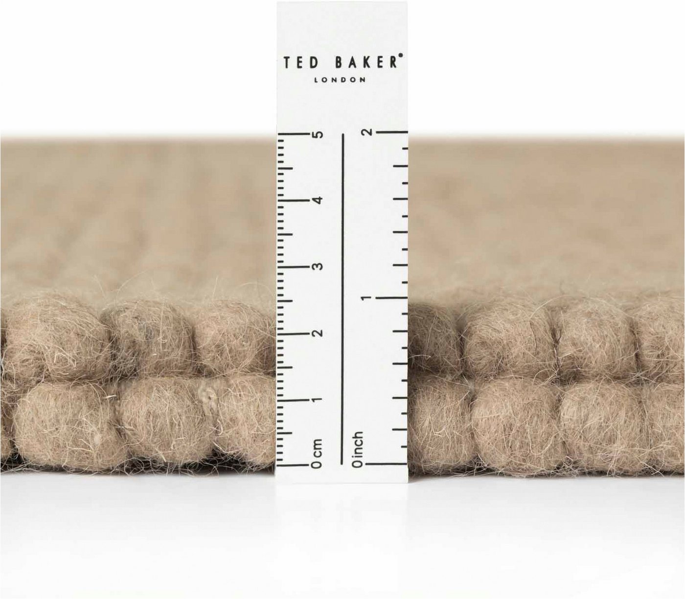 Ted Baker Wollteppich Diana, rechteckig, Höhe: 16 mm, Wolle, Natur, Handgemacht, Wohnzimmer, Esszimmer, Schlafzimmer, Skandi – Bild 5 von 5