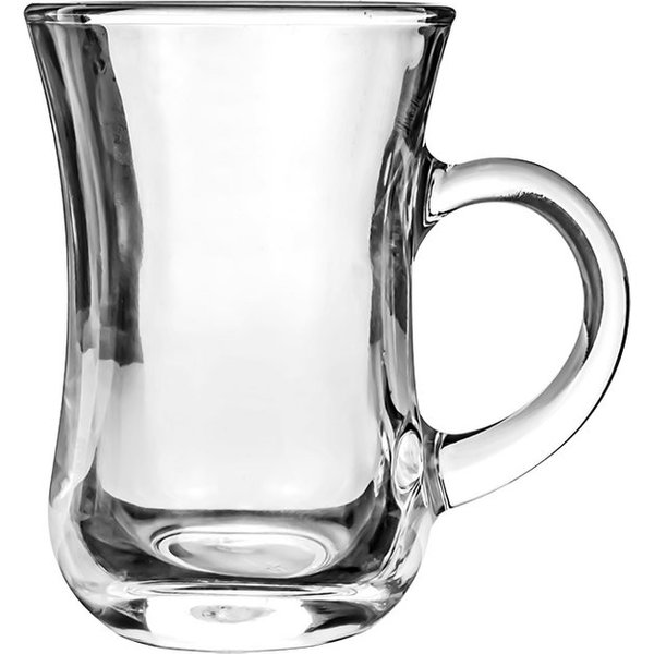 kochmaster Teeglas Kochmaster NIRA Teeglas mit Henkel 130 ml, 6 tlg., 6-tlg.