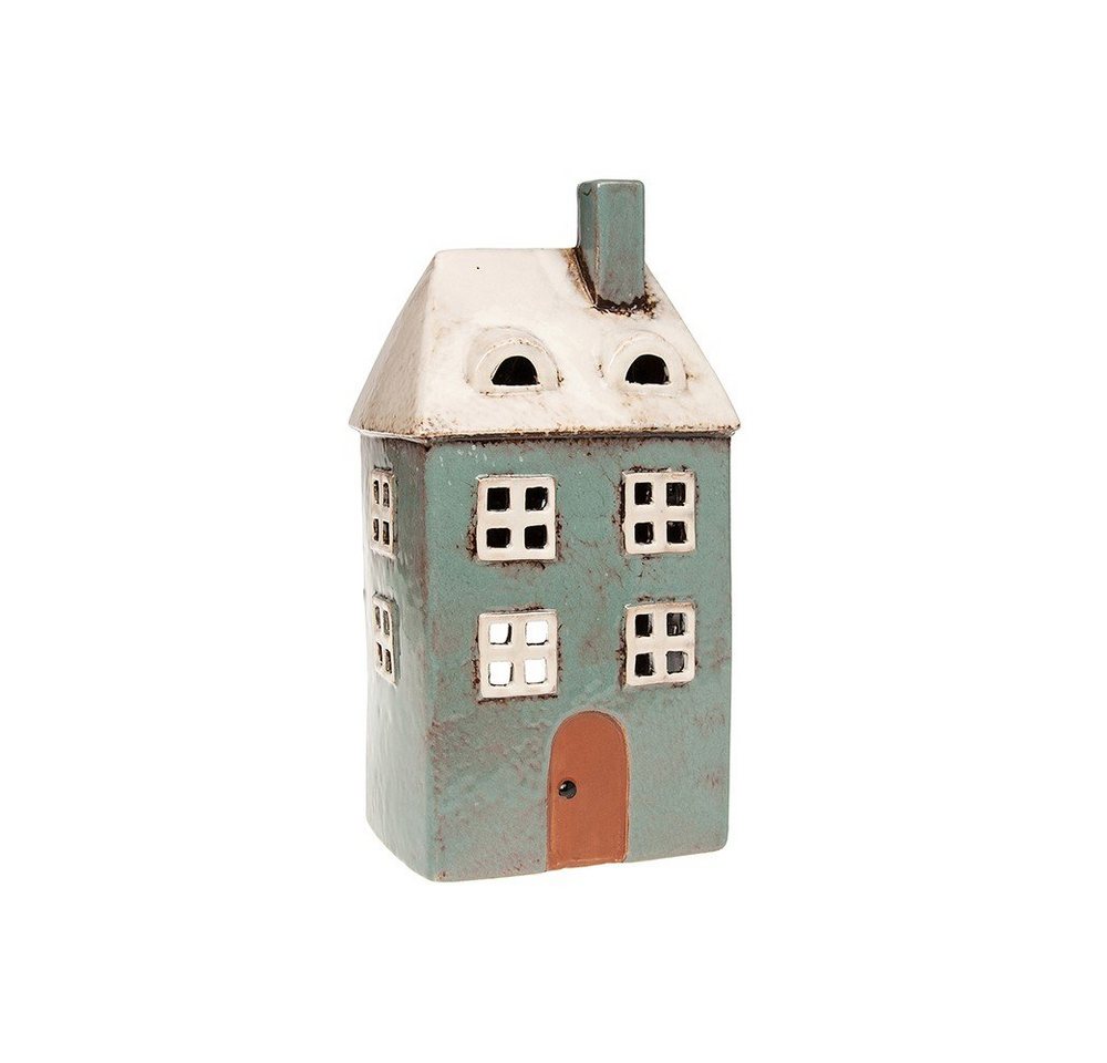 Teelichthalter Village Pottery Teelichthalter, Tall House, Handarbeit – Bild 2 von 2