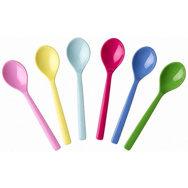 rice Teelöffel Rice Melamin Teelöffel 6er Pack in Classic Farben