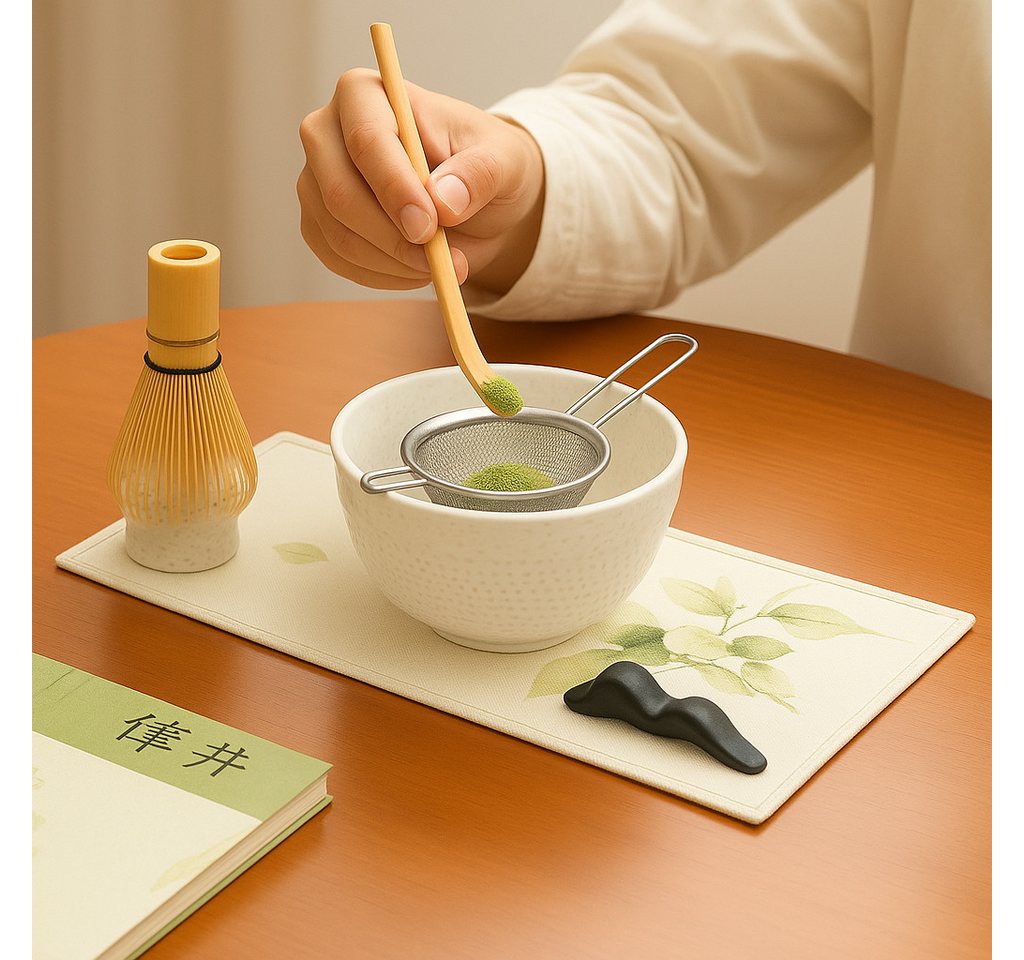 Roxlin Teeservice Roxlin Matcha Set (7-teilig) Keramik, Bambus-Besen, Schale & Zubehör, 1 Personen, Keramik – Bild 3 von 5