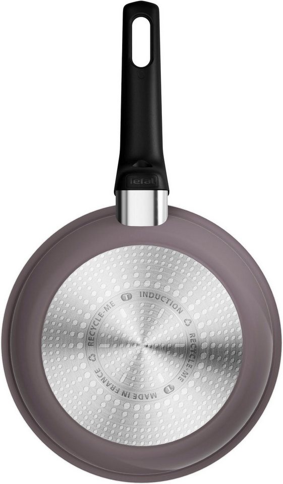 Tefal Bratpfanne Ceramic Control Grey, Aluminium (1-tlg), Keramikbeschichtung, Induktion, Thermo-Signal Temperaturanzeiger – Bild 3 von 5