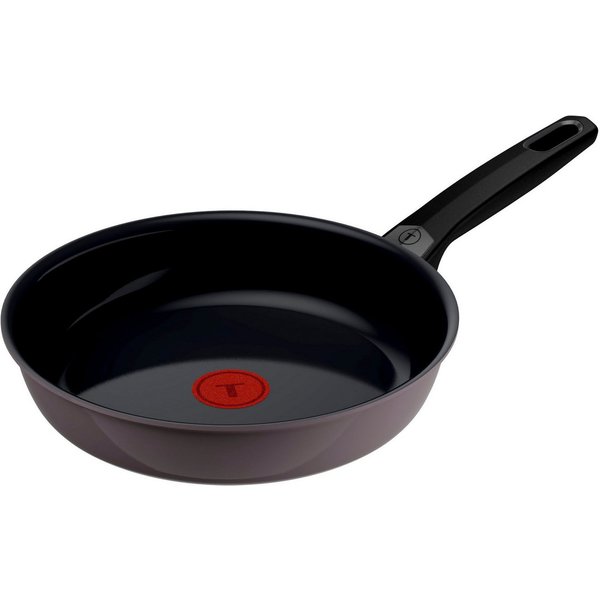 Tefal Bratpfanne Ceramic Control Grey, Aluminium (1-tlg), Keramikbeschichtung, Induktion, Thermo-Signal Temperaturanzeiger