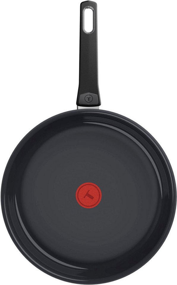 Tefal Bratpfanne Ceramic Control Grey, Aluminium (1-tlg), Keramikbeschichtung, Induktion, Thermo-Signal Temperaturanzeiger – Bild 2 von 5