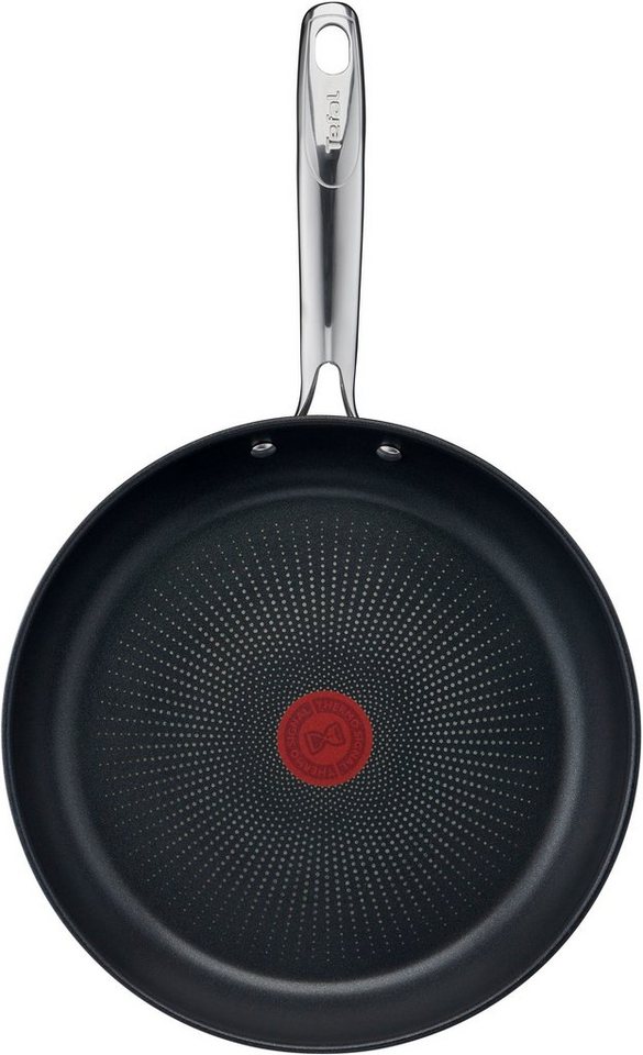 Tefal Bratpfanne Duetto+, langlebige Antihaftversiegelung, Thermo-Signal, Edelstahl, Premium Edelstahl, Induktionspfanne, für alle Herdarten geeignet – Bild 3 von 5