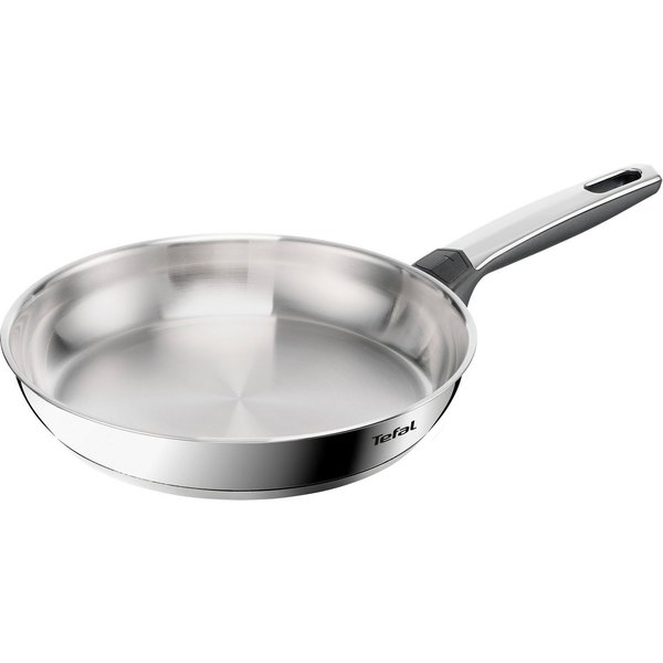 Tefal Bratpfanne Emotion+, Edelstahl (1-tlg), Premium Edelstahl, Induktion, spülmaschinenfest, hochglanzpoliert