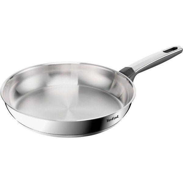Tefal Bratpfanne Emotion+, Edelstahl (1-tlg), Premium Edelstahl, Induktion, spülmaschinenfest, hochglanzpoliert