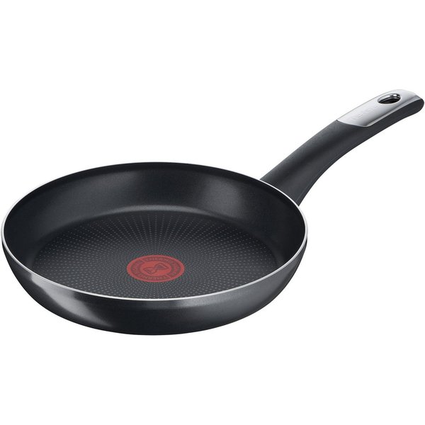 Tefal Bratpfanne Hard Titanium Essential, Titanium Antihaftversiegelung, Aluminium, kompatibel mit Gas-/Elektro-/Keramikherden, nicht induktionsgeeignet