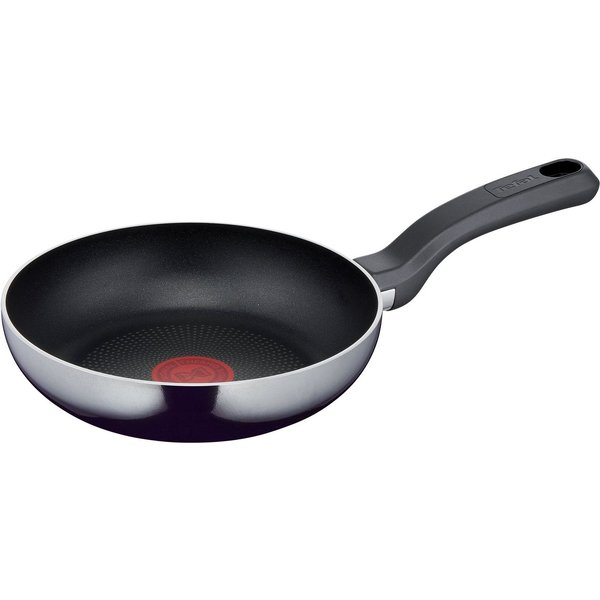 Tefal Bratpfanne Resist, sichere Titanium Antihaftversiegelung, Aluminium, Thermo-Signal bei idealer Brattemperatur, nicht induktionsgeeignet