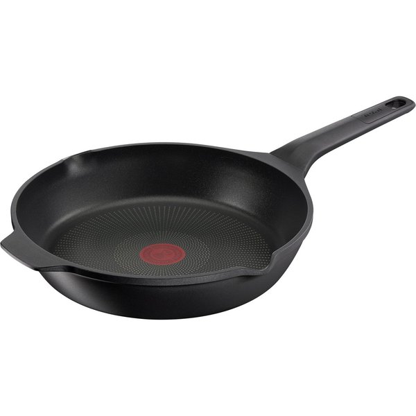 Tefal Bratpfanne Robusto Pfanne Induktion, Aluminium (1-tlg), Thermo-Signal bei idealer Brattemperatur, für alle Herdarten geeignet