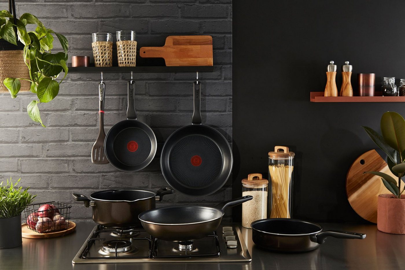 Tefal Bratpfanne XL Force, Aluminium (1-tlg), Antihaft, Thermo-Signal, tiefe Form, alle Herdarten außer Induktion – Bild 5 von 5