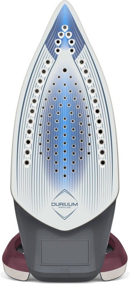 Tefal Dampfbügeleisen Smart Protect Plus, 2800W, 40 g/Min. kontinuierliche Dampfabgabe, 2800 W, automatische Abschaltung, Vertikaldampf, weinrot/grau, FV6870 – Bild 3 von 5