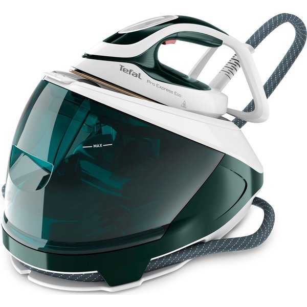 Tefal Dampfbügelstation GV9E21 Pro Express Eco, 1800 ml Wassertank, 2200 Watt, 140 g/Min. Dampfabgabe, 560 g/Min. Dampfstoß, Eco-Design