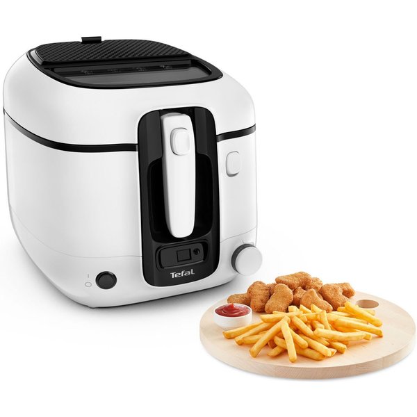 Tefal Fritteuse FR3140 Super Uno, XL Kapaziät, bis zu 6 Personen, weniger Frittiergerüche, 1800 W, Kapazität 2,2 l Öl / 1,5 kg Frittiergut, spülmaschinengeeigne