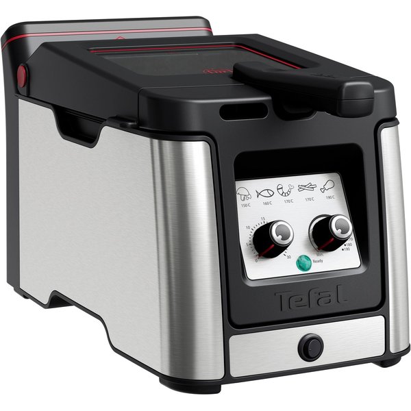 Tefal Fritteuse FR600D Clear Duo, 2000 W, aktives Filtersystem, Thermostat, Timer, FR600D