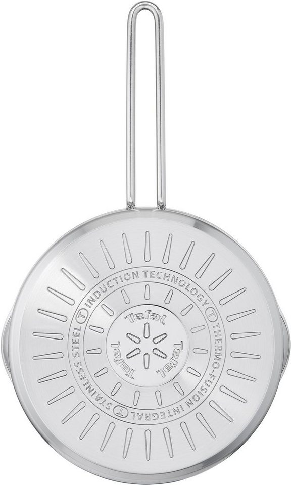 Tefal Kasserolle Nordica, kleiner Topf Induktion 16 cm, Edelstahl (1-tlg), Siebdeckel zum sicheren und mühelosen Abgießen, Doppelgriff – Bild 5 von 5