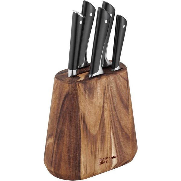 Tefal Messerblock K267S7 Jamie Oliver (7tlg), hohe Leistung, unverwechselbares Design, langlebige Klingen