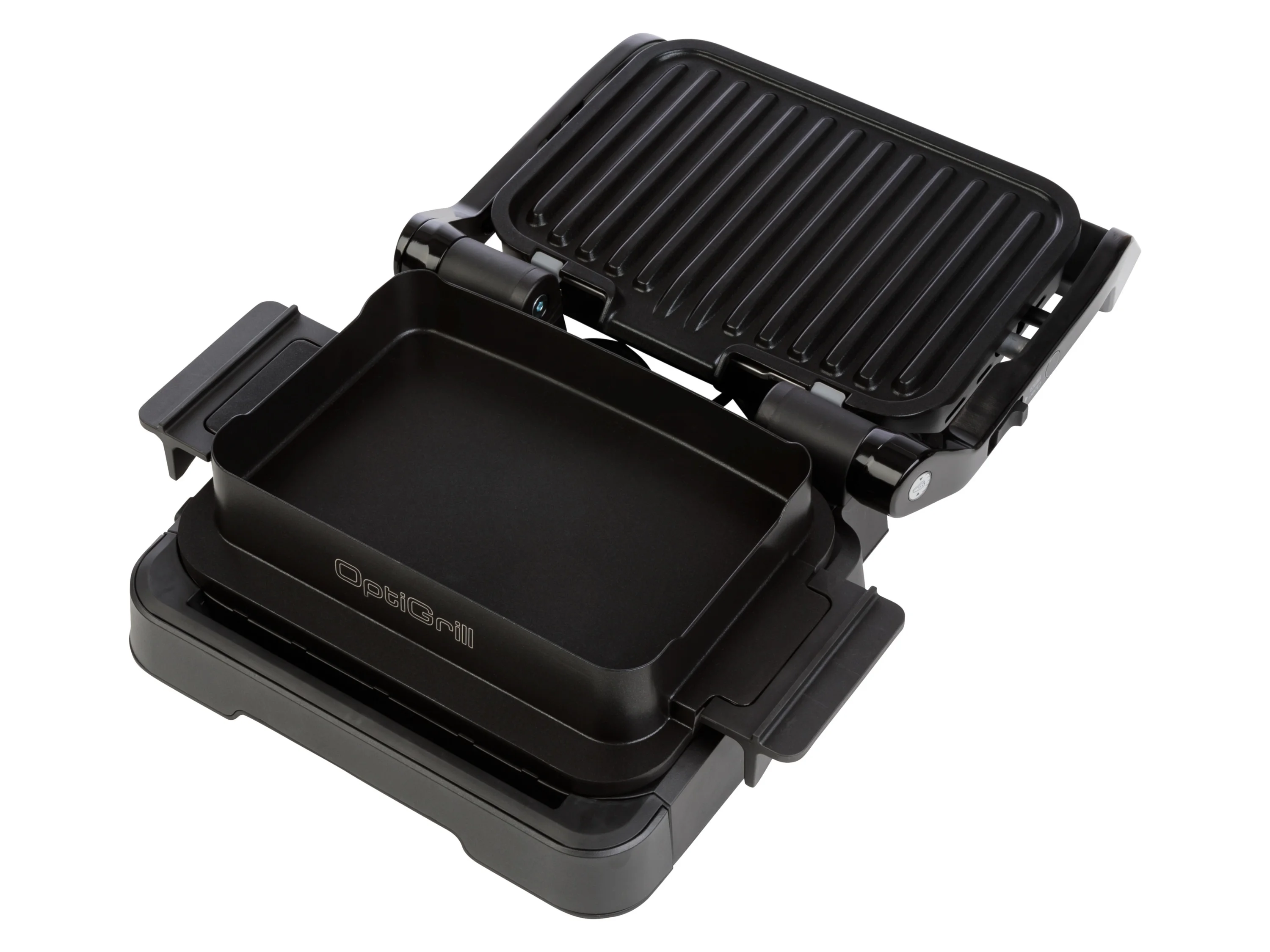 TEFAL OptiGrill 4in1 GC7748, Kon takt grill schwarz – Bild 3 von 4