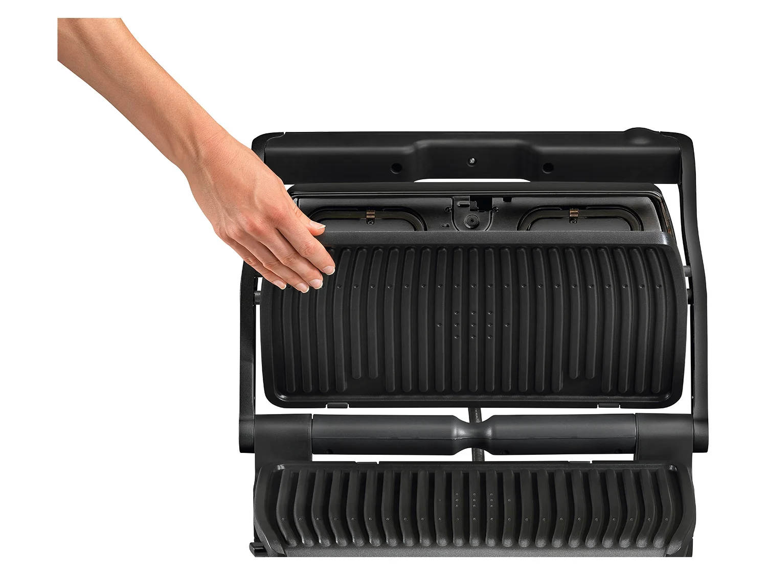 TEFAL OptiGrill XL Kontaktgrill, 9 Grillprogramme, automatische Temperaturanpassung, manueller Modus, Garanzeige»GC7228« – Bild 3 von 4