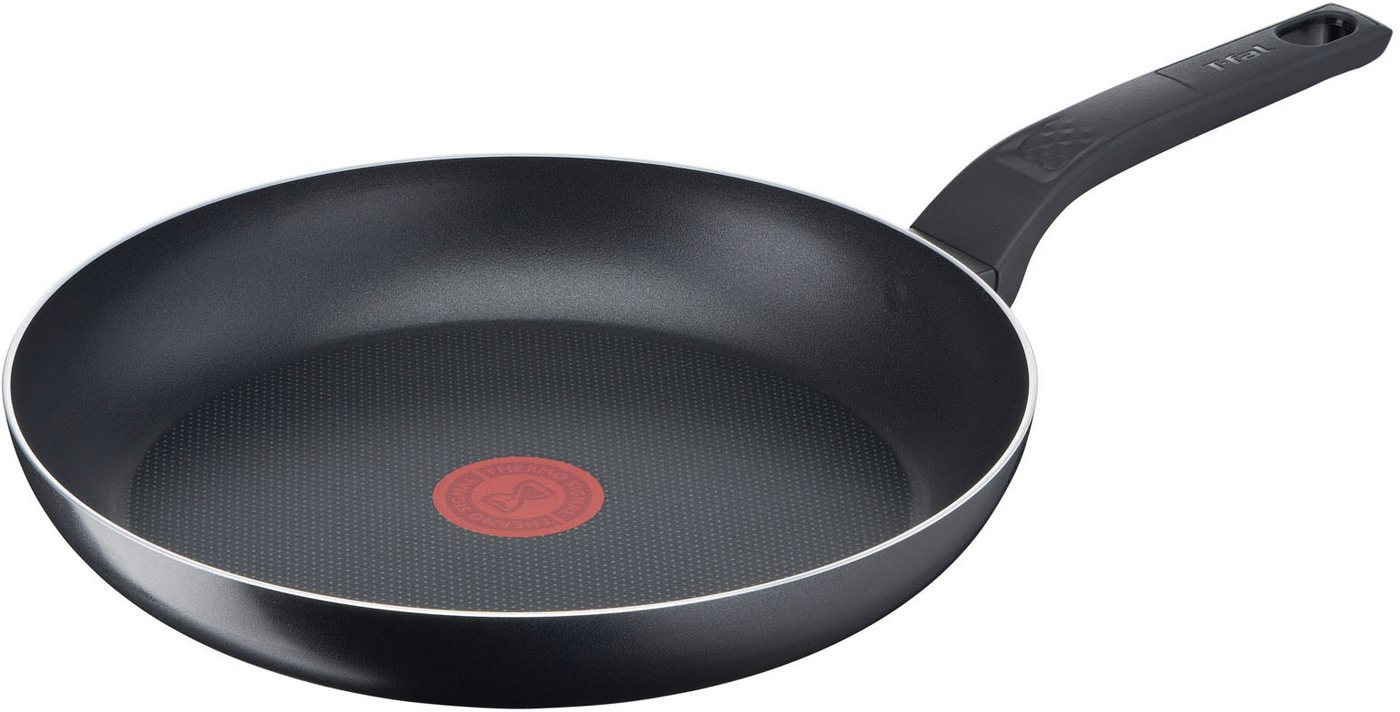 Tefal Pfannen-Set Easy Cook & Clean, Antihaftbeschichtung, nicht induktionsgeeignet, Aluminium (Set, 2-tlg., 2x Bratpfannen Ø 24/28 cm), Thermo-Signal Technolog – Bild 2 von 5