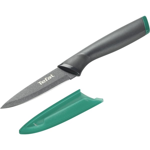 Tefal Schälmesser Fresh Kitchen, 9 cm, Klingen aus rostfreiem Stahl, Titan-Versiegelung, Klingenschutz