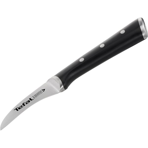 Tefal Schälmesser Ice Force 7 cm, abgerundet, Eishärtung, Edelstahl Made in Germany, optimale Schärfe