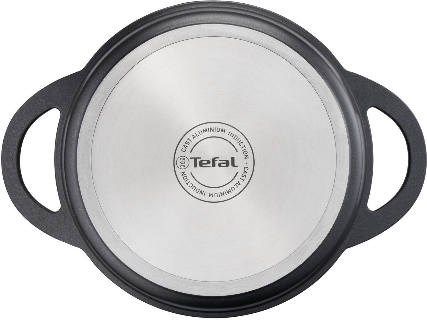 Tefal Schmortopf Trattoria Bräter mit Deckel, Aluminiumguss (1-tlg), Antihaftversiegelung, für alle Herdarten geeignet, Induktion, E21844 – Bild 3 von 3