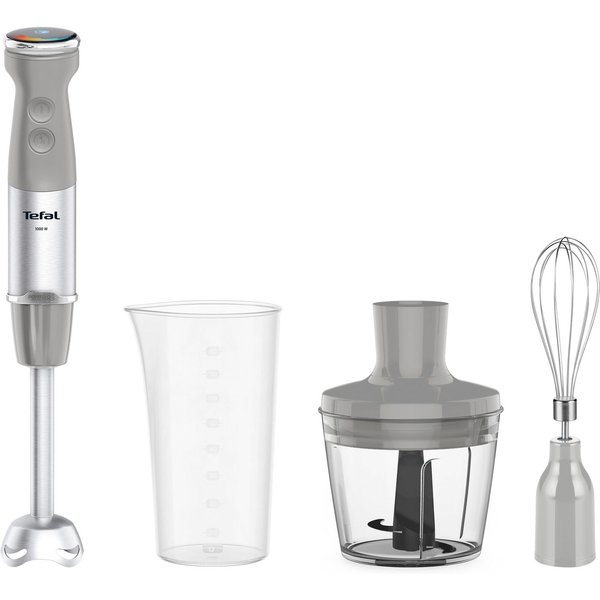 Tefal Stabmixer HB673B Quickchef+, 1000 W, Silence-Modus, 20 Geschwindigkeitsstufen, inkl. Zubehör
