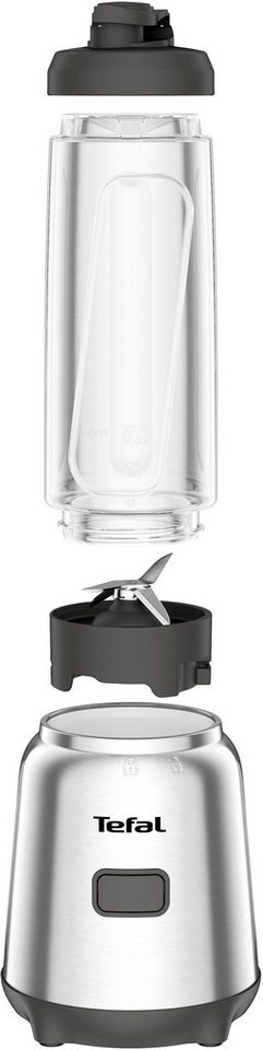 Tefal Standmixer BL15FD Mix & Move Smoothie-Maker, 300 W, 2 Flaschen To-Go in Premium Tritan, abnehmbare Klingen – Bild 2 von 5