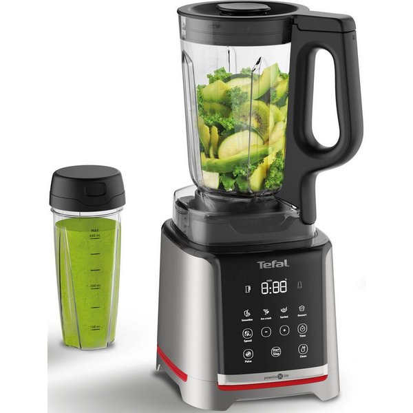 Tefal Standmixer BL91HD Infiny Mix+ Highspeed, 1600 W, 5 automatische Programme, Klingen mit Titanbeschichtung
