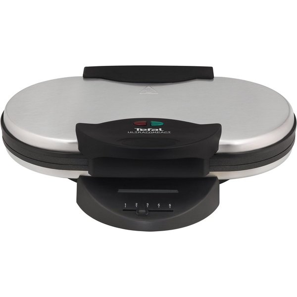 Tefal Waffeleisen WM311D, 1200 W, 2 Herzwaffeln gleichzeitig, stufenloser Temperatur für Wunsch-Bräunung