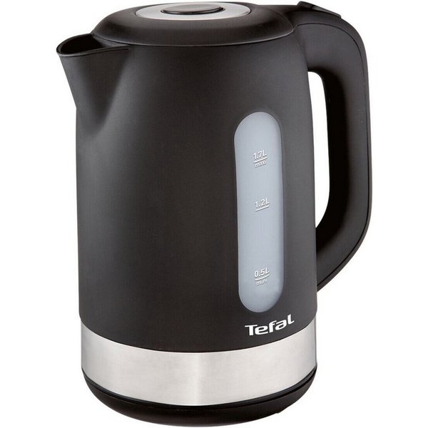Tefal Wasserkocher KO3308 Snow, 1.7 l, 2400 W, 1,7 Liter, 2400 Watt, mit 2 Wasserstandsanzeigen, kabellos