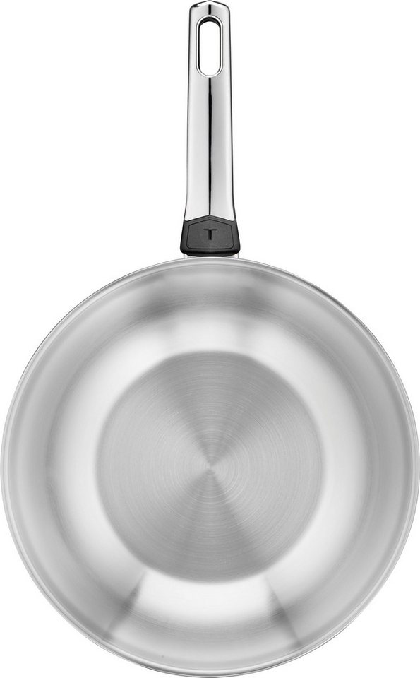 Tefal Wok Emotion+, Edelstahl (1-tlg), Premium Edelstahl, Induktion, spülmaschinenfest, hochglanzpoliert – Bild 2 von 5