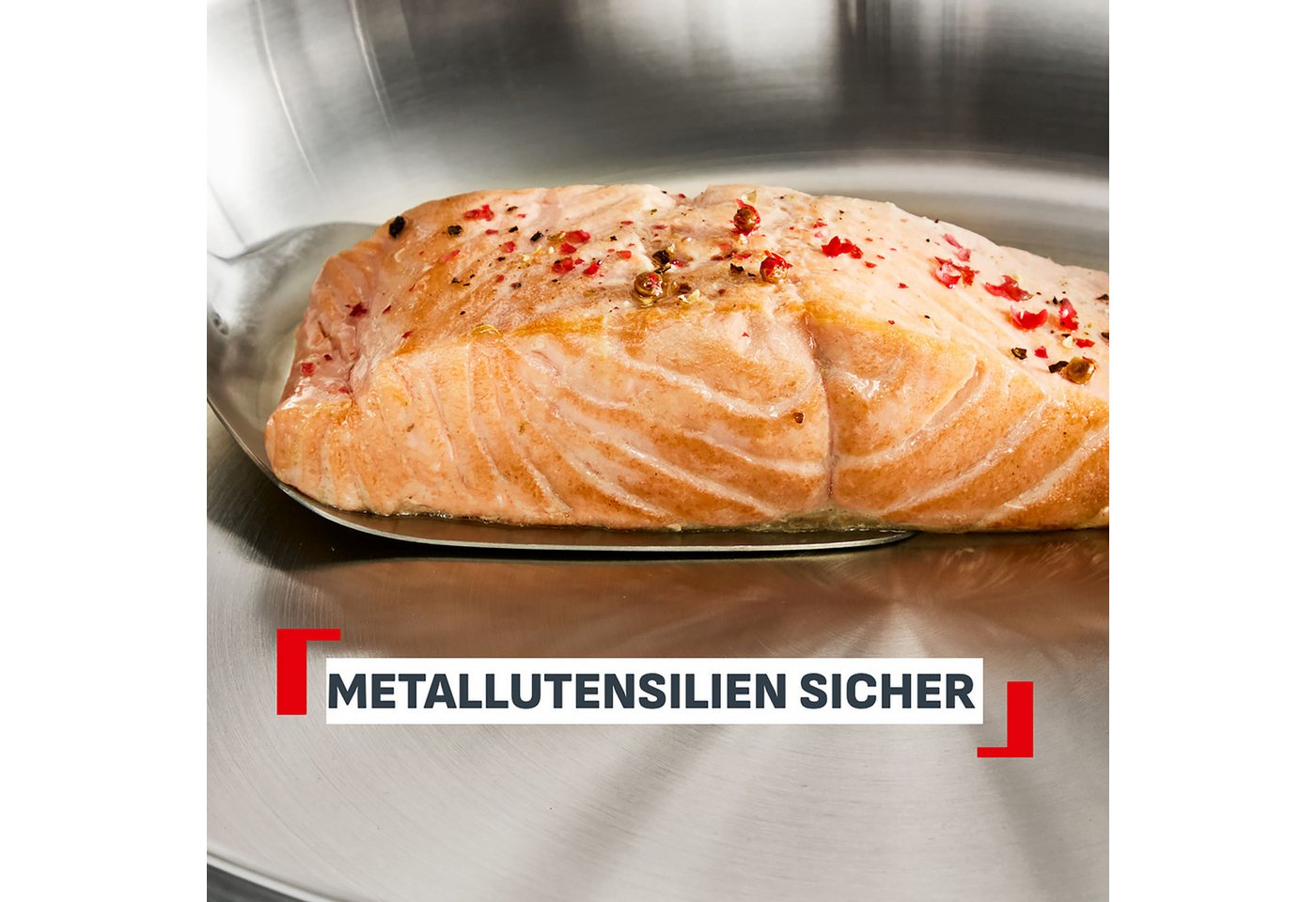 Tefal Wok Emotion+, Edelstahl (1-tlg), Premium Edelstahl, Induktion, spülmaschinenfest, hochglanzpoliert – Bild 5 von 5