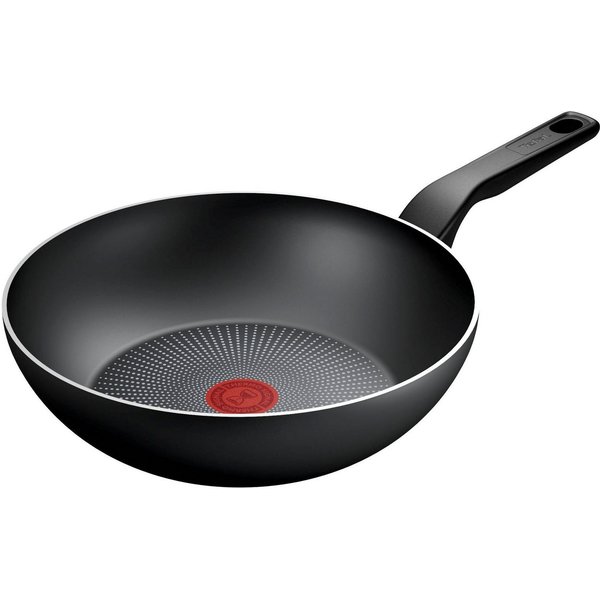 Tefal Wok Recycled On, Induktion, Ø 28 cm, Aluminium (1-tlg), aus 100% recyceltem Aluminium, Antihaftversiegelung, Thermo-Signal