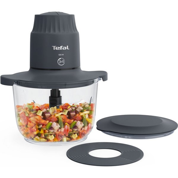 Tefal Zerkleinerer MB6031 Choppeor, 500 W, 2 Geschwindigkeiten, 4 Edelstahlklingen