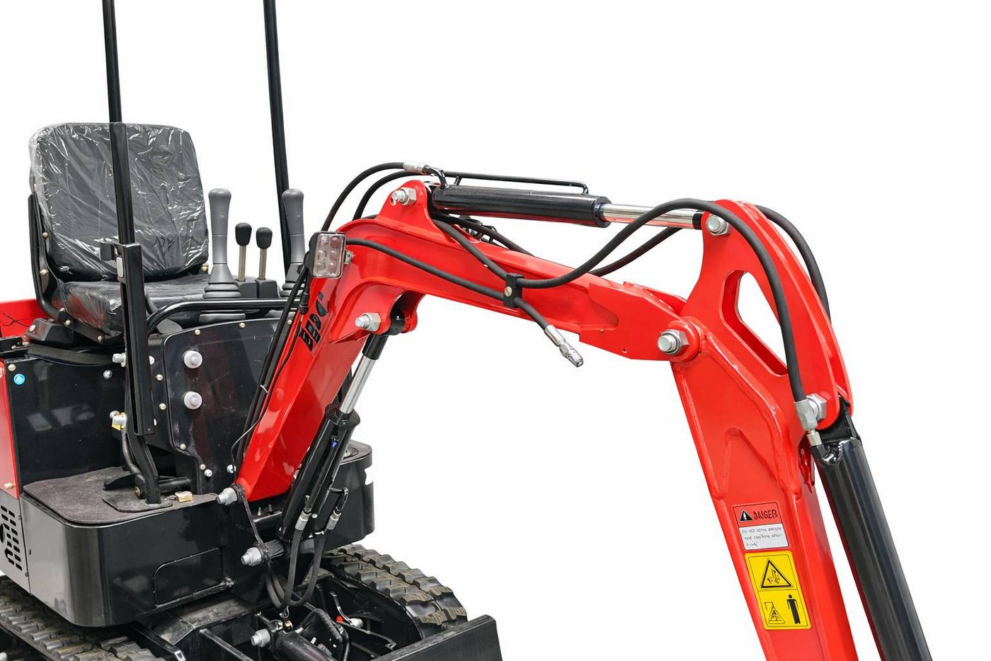 Teico Minibagger HT12 Minibagger 1,0t – Rot – Baujahr 2025 – KOOP Dieselmotor 12PS – Bild 3 von 5