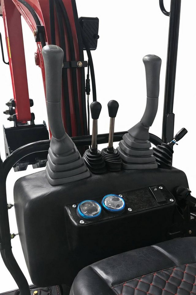 Teico Minibagger HT12 Minibagger 1,0t – Rot – Baujahr 2025 – KOOP Dieselmotor 12PS – Bild 4 von 5
