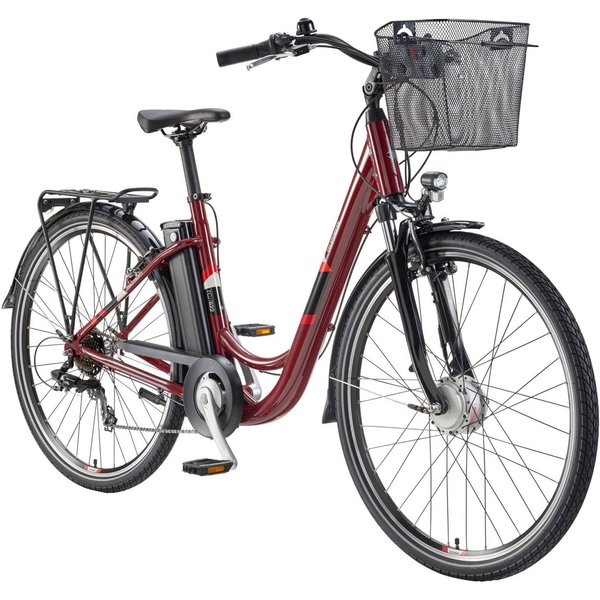Telefunken E-Bike Cityrad Multitalent RC822, 7 Gang Shimano Tourney Schaltwerk, Kettenschaltung, Frontmotor, 531,3 Wh, (Beleuchtung, Straßenzulassung, ca. 100 k