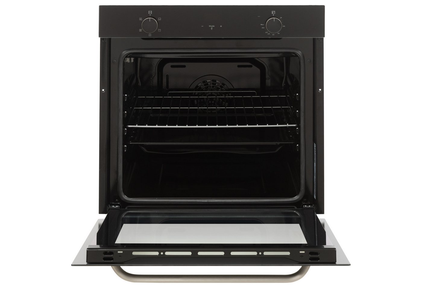 Telefunken Einbaubackofen B-OV-75-A-I, Backofen autark ohne Kochfeld, 60 cm, 73 Liter, 5 Funktionen, schwarz – Bild 2 von 5