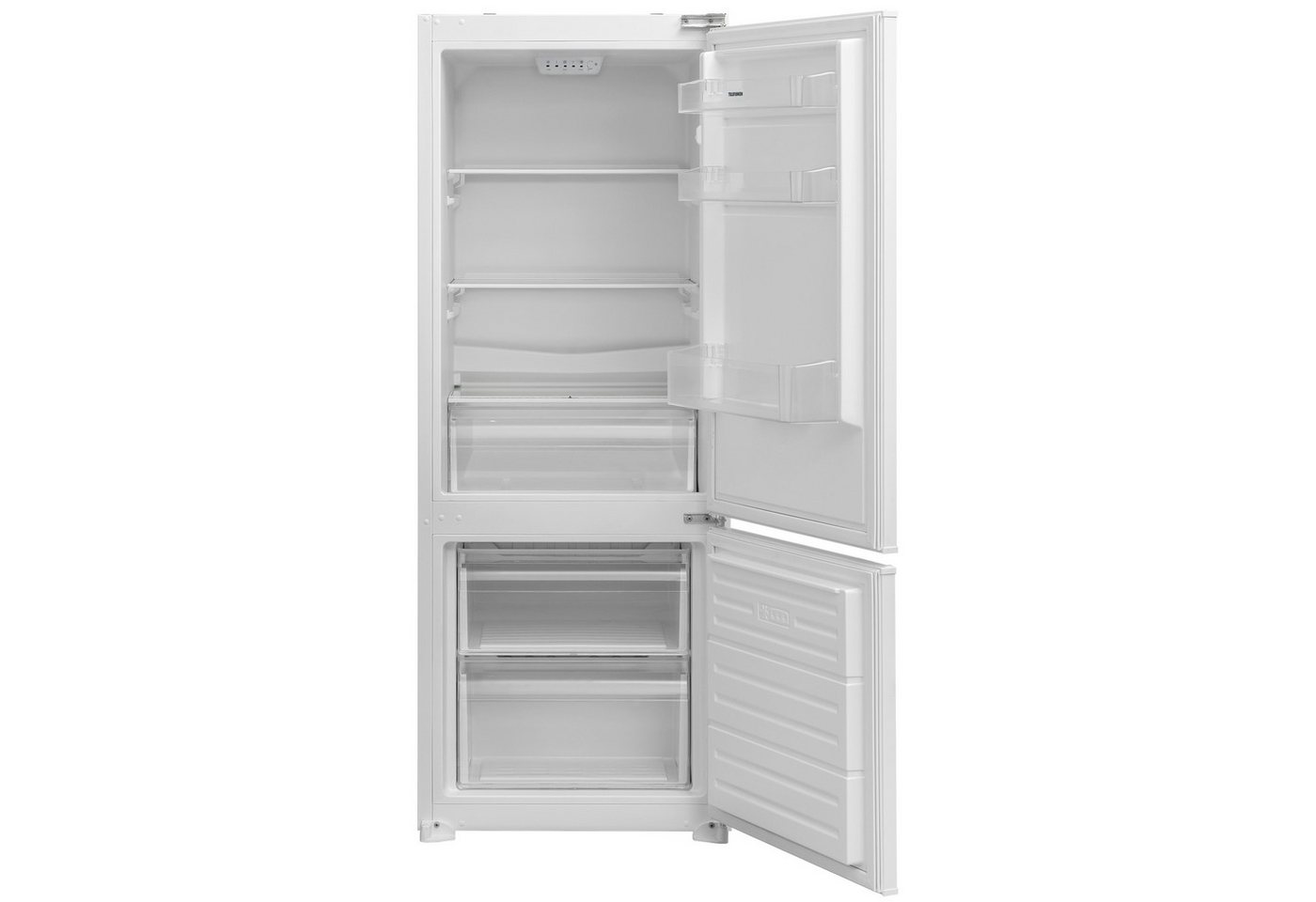 Telefunken Einbaukühlgefrierkombination C-EKG-144-ST-E, 144 cm hoch, 54 cm breit, 144 cm hoch, 211 Liter, Einbaukühlschrank mit Gefrierfach, groß, weiß – Bild 2 von 5
