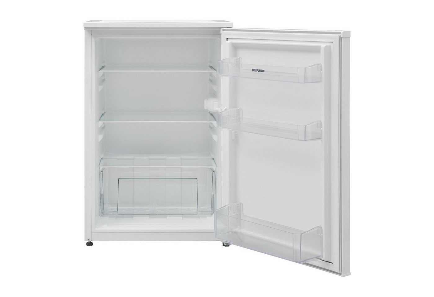 Telefunken Kühlschrank C-135-100-W, 83.8 cm hoch, 54 cm breit, 135 Liter Nutzinhalt, ohne Gefrierfach, klein, freistehend – Bild 2 von 5