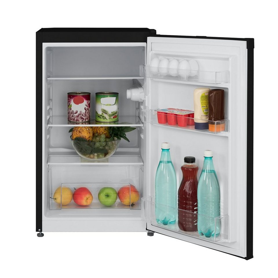 Telefunken Kühlschrank CF-31-121-B, 82.1 cm hoch, 48 cm breit, Ohne Gefrierfach, Freistehend, 90 Liter Nutzinhalt, Klein, Schwarz – Bild 2 von 5