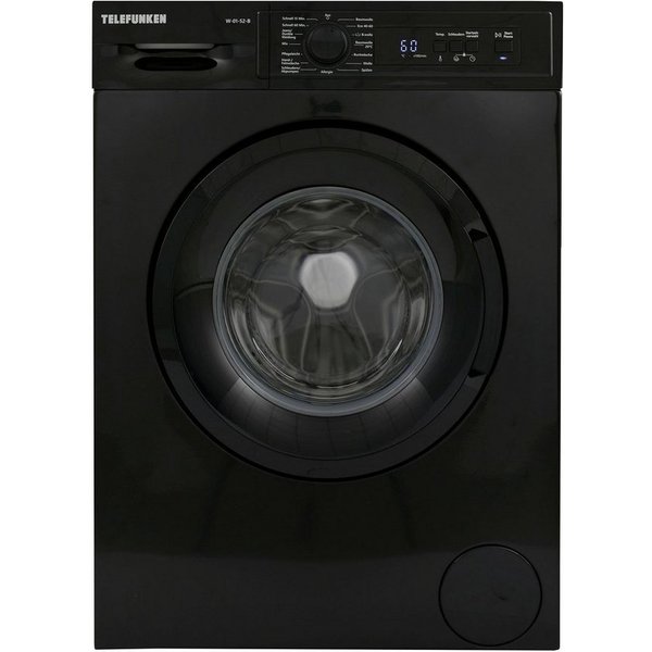 Telefunken Waschmaschine W-01-52-B, 5 kg, 1000 U/min, Mit Mengenautomatik und Überlaufschutz, 15 Programme
