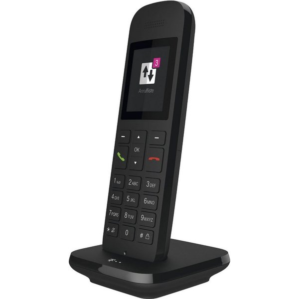 Telekom Speedphone 12 DECT-Telefon (Mobilteile: 1, mit HD Voice, Multifunktionstaste 5 cm Farbdisplay)