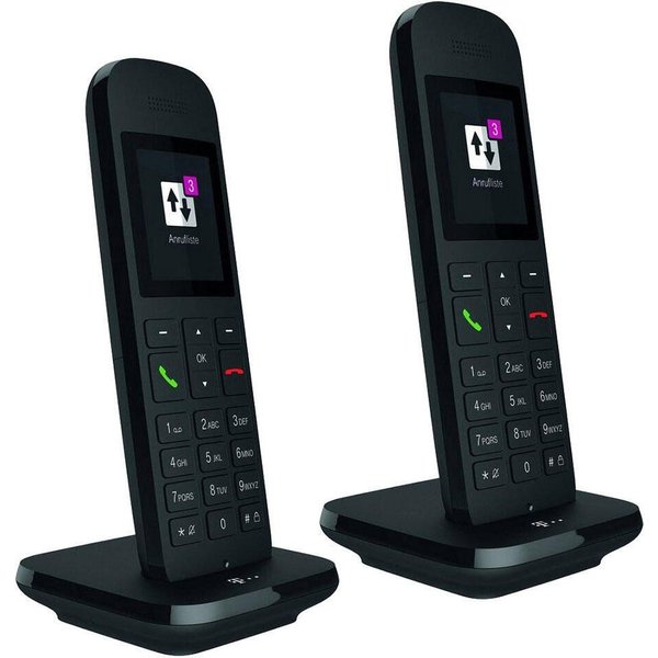 Telekom Telekom Speedphone 12 schwarz Schnurloses DECT-Telefon